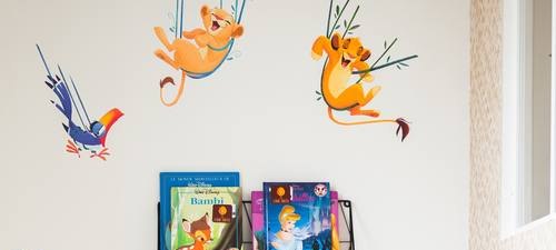 Lion King decals and Disney books