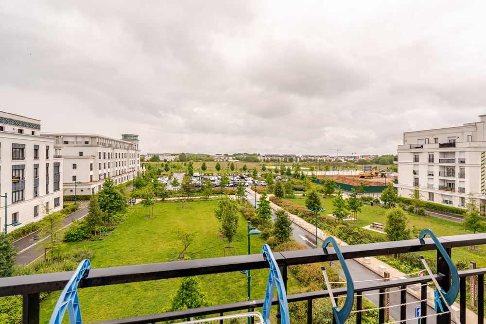 View over the park and Val d'Europe